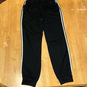 Mens Adidas black track pants size Medium